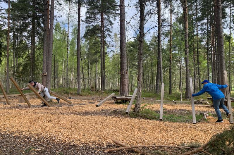 Låghöjdsbana i Örebro - Varbergaskogen 
