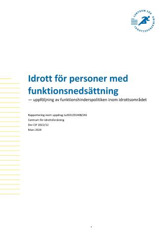 Omslag med titel och CIF:s logotyp.